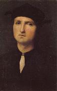 PERUGINO, Pietro Portrait of a Young Man oil on canvas